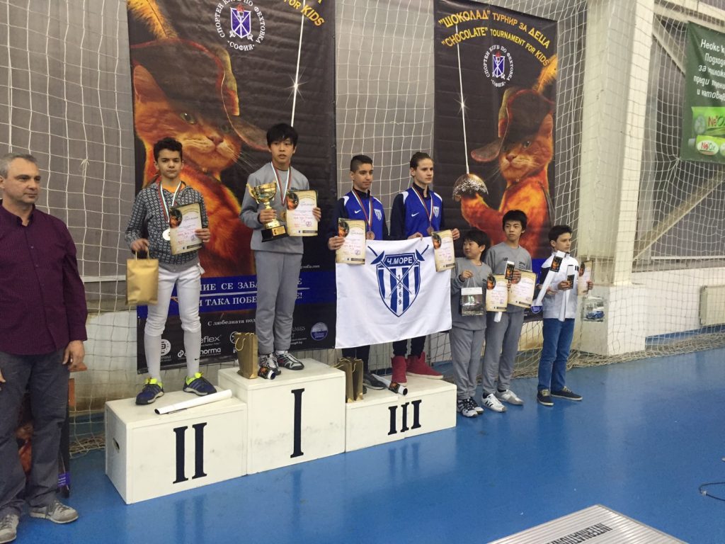 2017フェンシングU14欧州サーキット ブルガリア大会 男子個人エペ 優勝